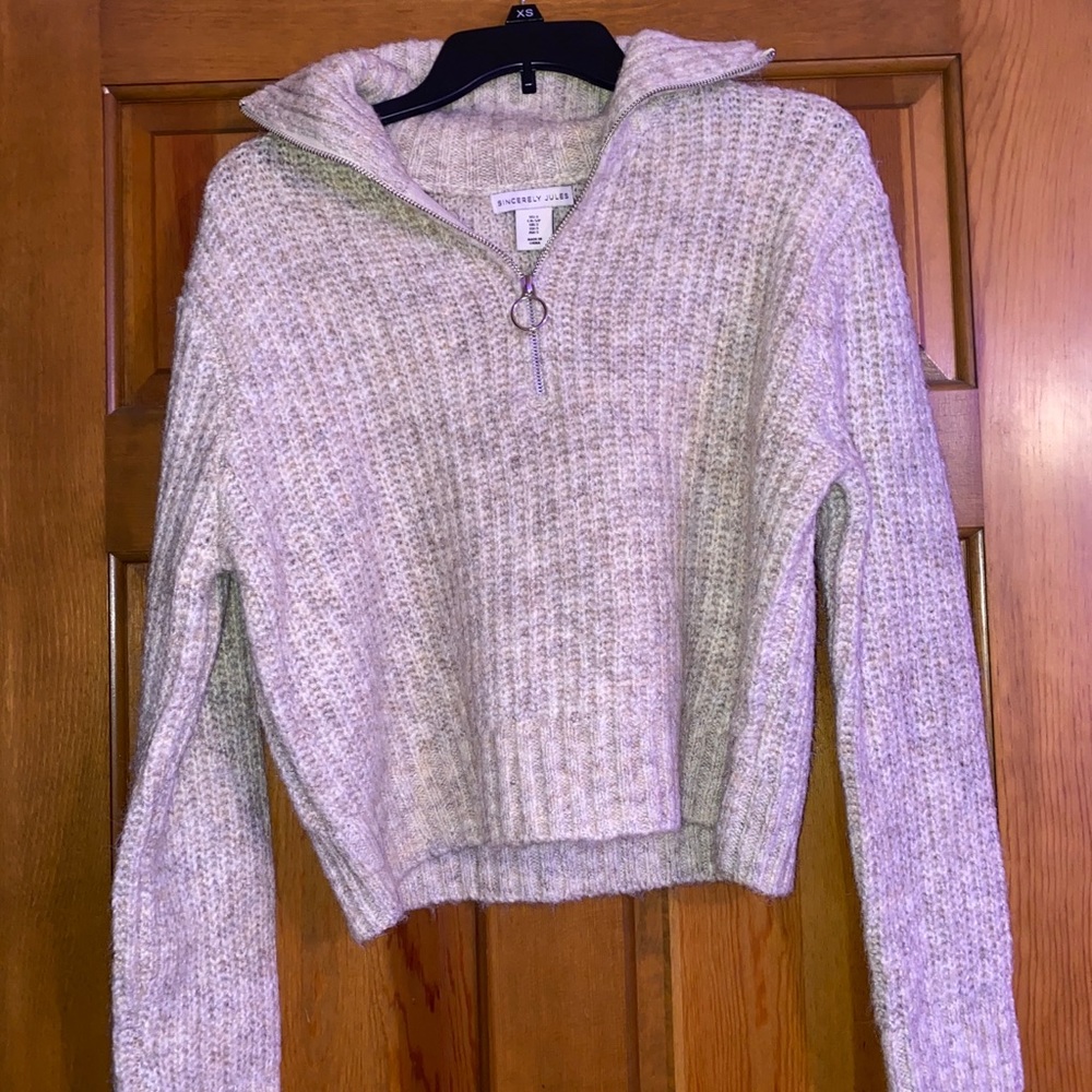 Brand new half zip up sweater